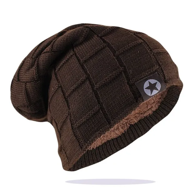 Unisex pletená zimní čepice