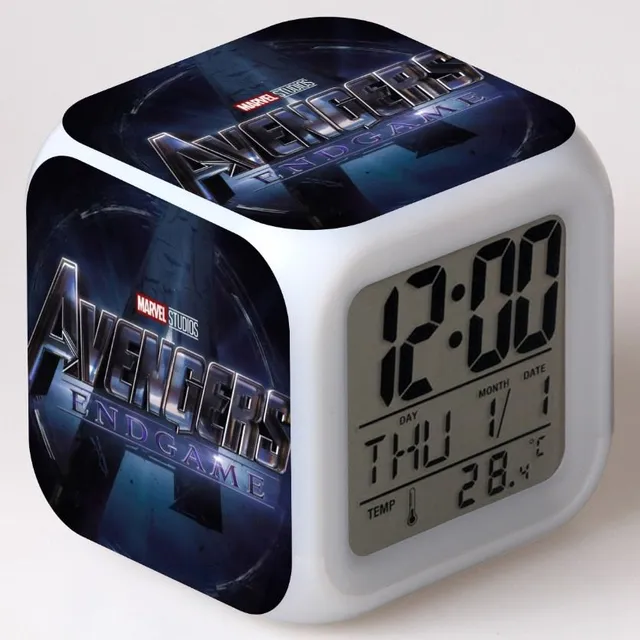 Alarm clock with theme Avengers 24