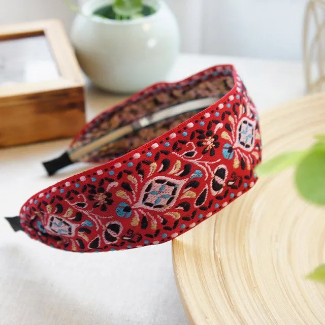 Women's embroidery headband