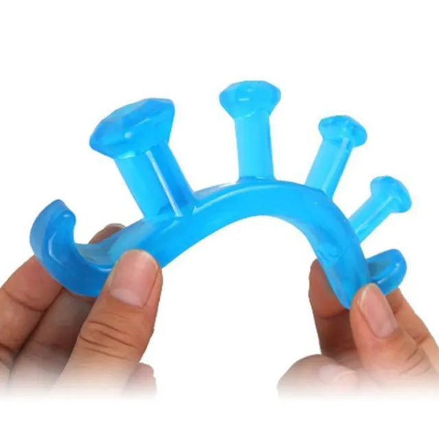 Silicone support for the proper position of fingers on the leg