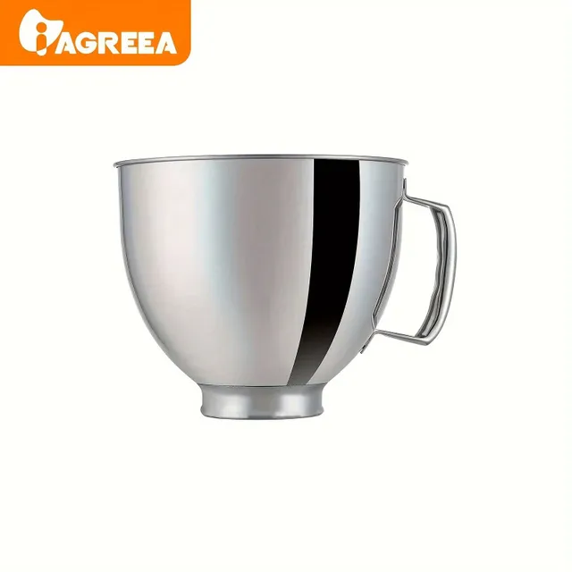 Mixing stainless steel bowl KitchenAid 4.5 and 5 l, compatible with Artisan 5KSM125, 5KSM150, 5KSM175