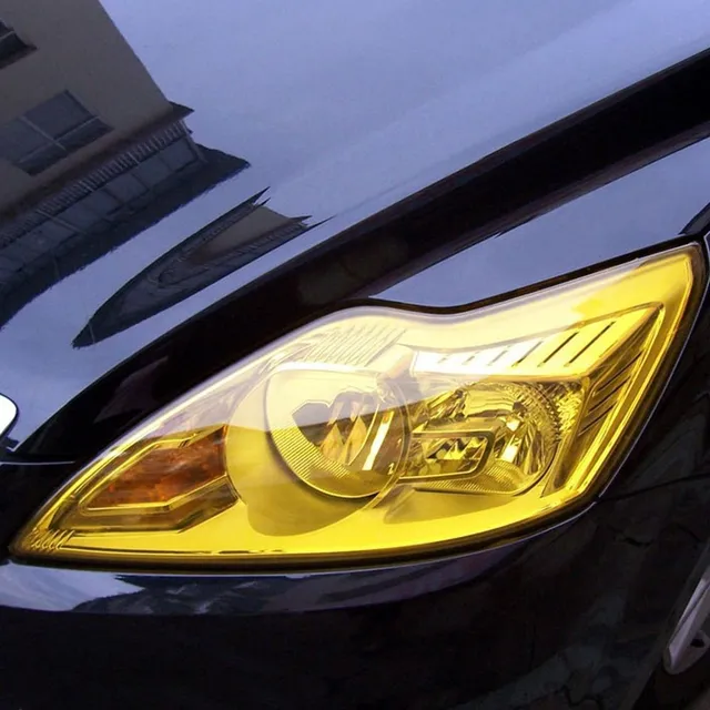 Coloured foils for headlights