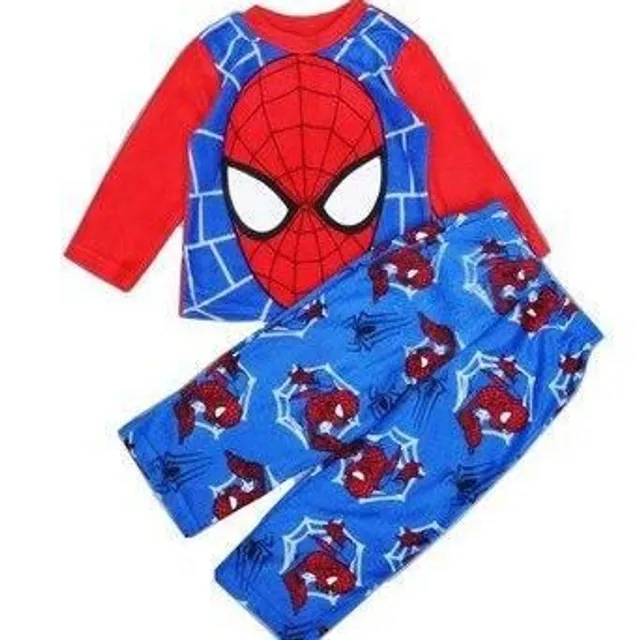 Pijama lungă pentru copii cu Spiderman