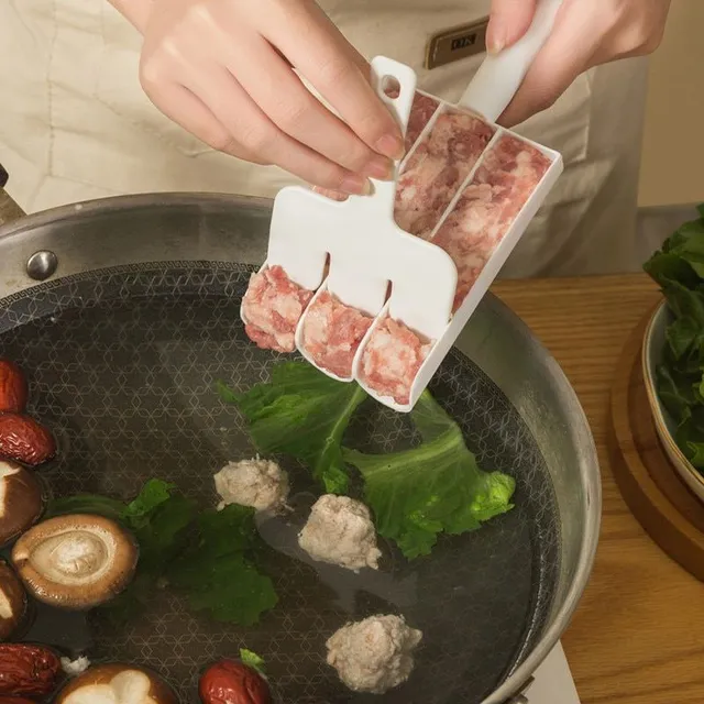 Praktyczny plastikowy zestaw do domowych klopsików mięsnych Rajeev