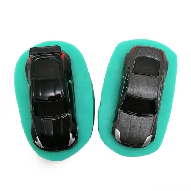 Silicone form racing car