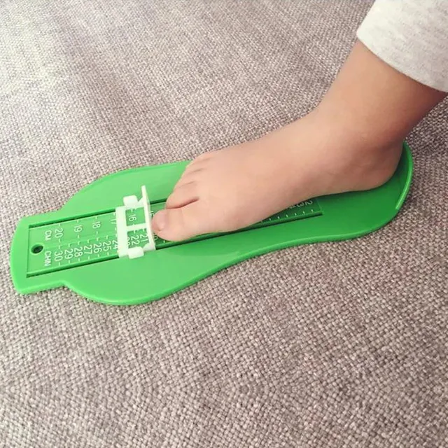 Dětské měřidlo velikosti nohy - 7 barev