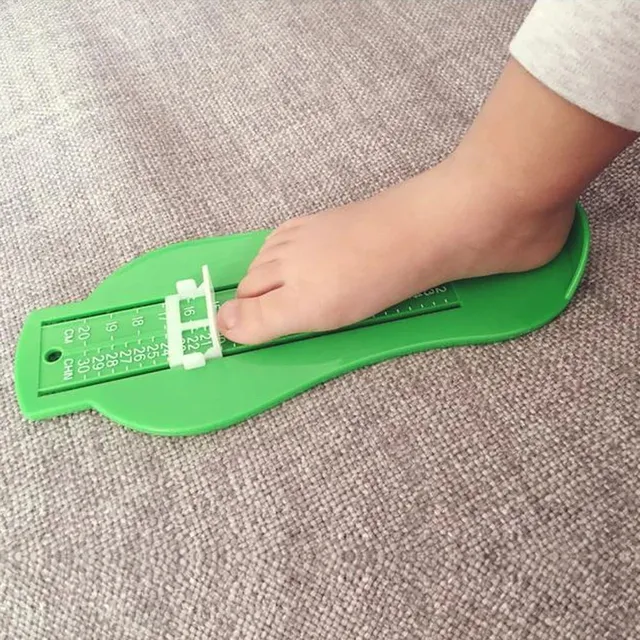 Children's foot size gauge - 7 colours