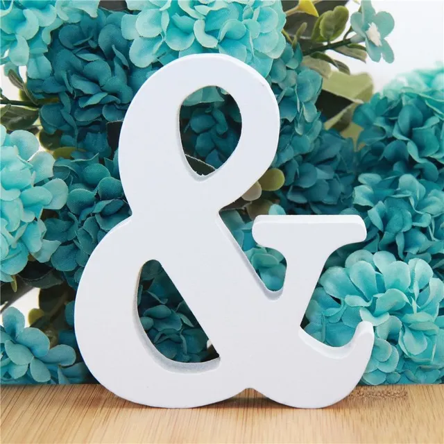 Stylish wooden letter suitable as a decoration or for making - the whole alphabet Eustachy