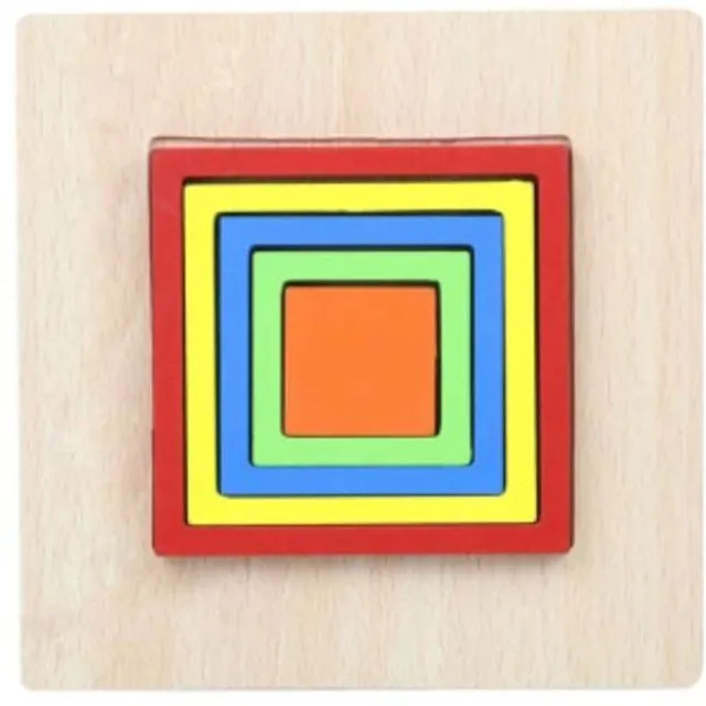 Children's wooden puzzles - various types