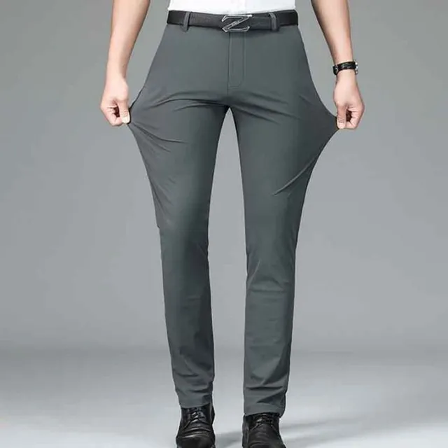 Men's Warm and Strong Suit Pants - Elegant and Comfortable Pants for Colder Days