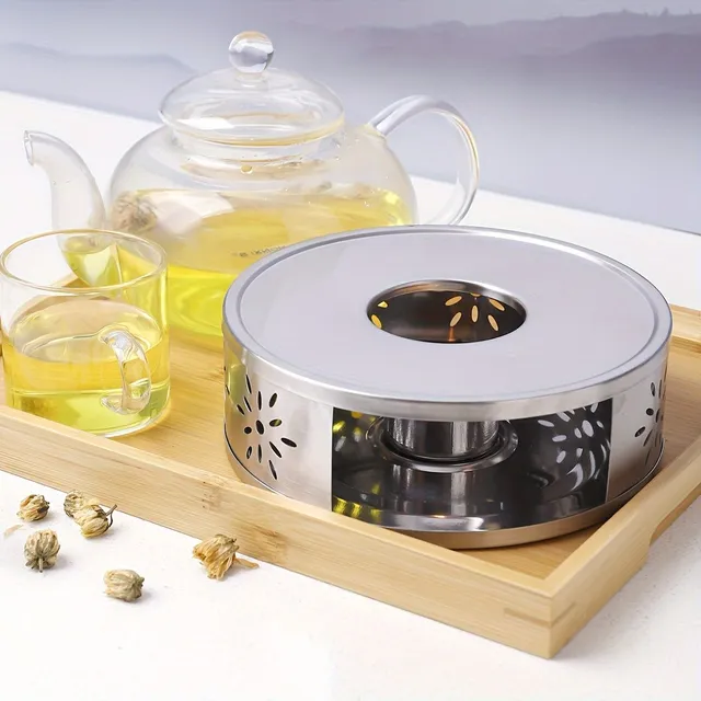 Portable stainless steel tea heater without electricity for household and outdoor use