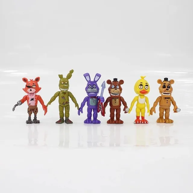 Five Nights at Freddy's figurines - 6 pcs