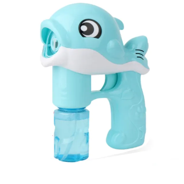 Dolphin-shaped automatic electric baby super bubbler