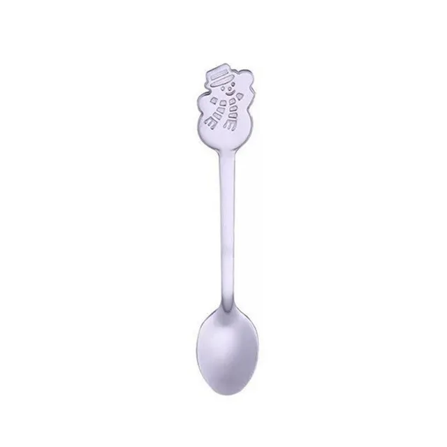 Beautiful modern Christmas teaspoons - different kinds