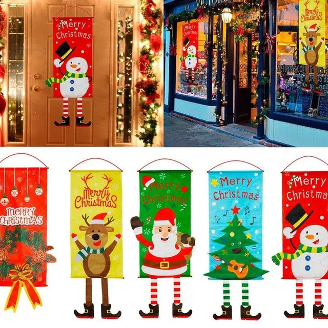 Christmas decorations for doors