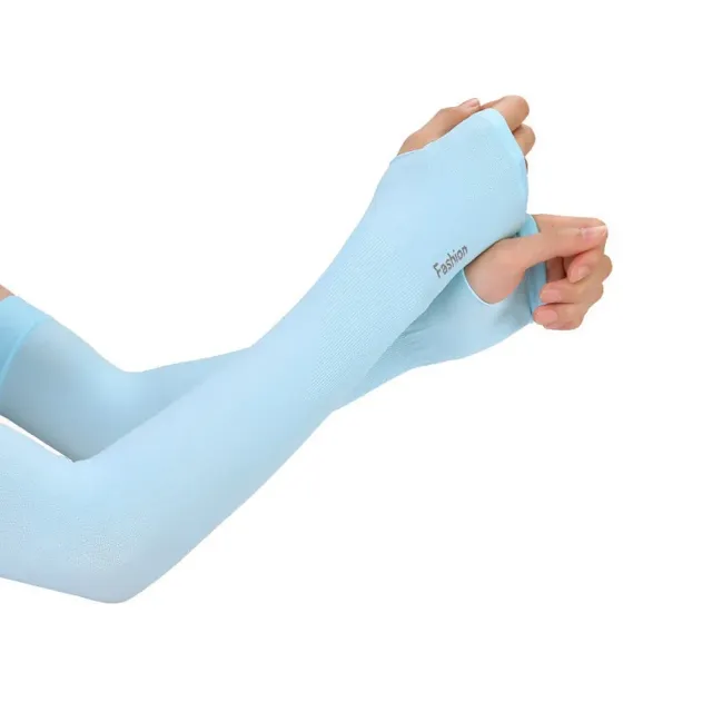 Compression arm warmers with thumb - protection for men and women during outdoor sports