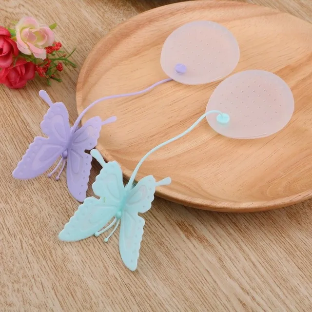 Silicone tea sieve butterfly