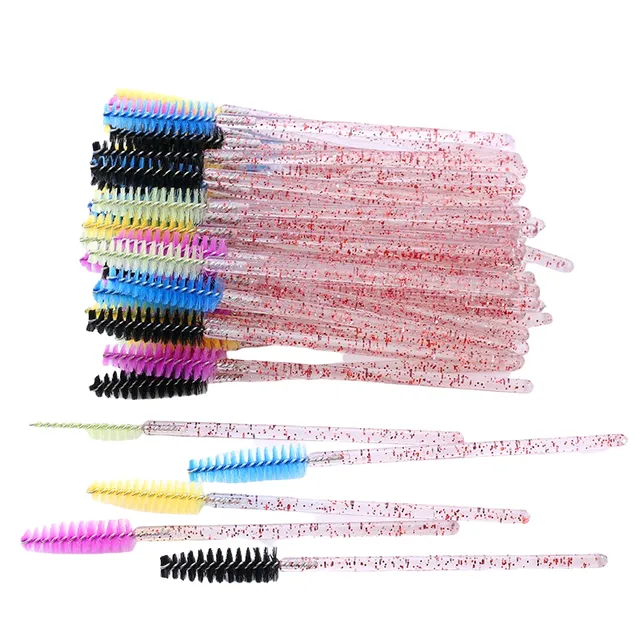 Eyebrow brushes and eyelashes 50 pcs