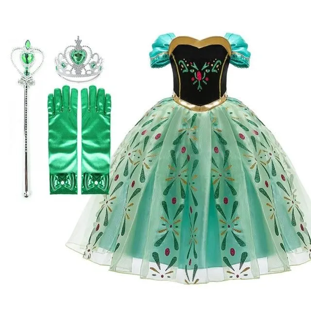 Kostium księżniczki Anny z filmu Frozen