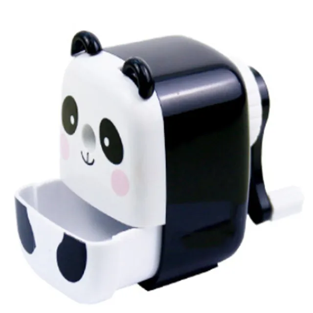 School pencil sharpener with cute animal motif