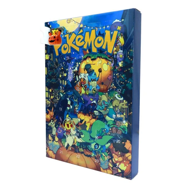 Calendar de Halloween cu 24 de figurine Pokémon