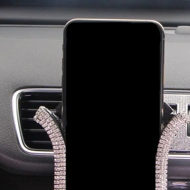 Mobiltelefon tartó autóhoz strasszkövekkel