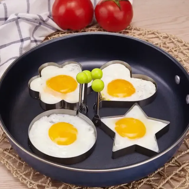 Silikonová forma na omeletu, tvarovač pancakes, kuchařský nástroj na vaření