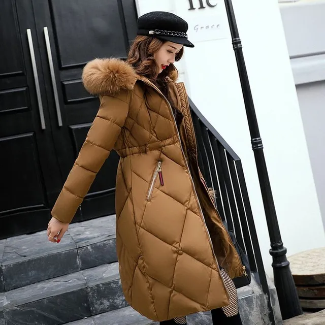 Women's Denny coat with fur