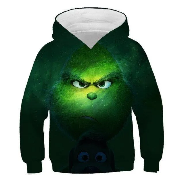 Grinch sweatshirt for kids - more variants