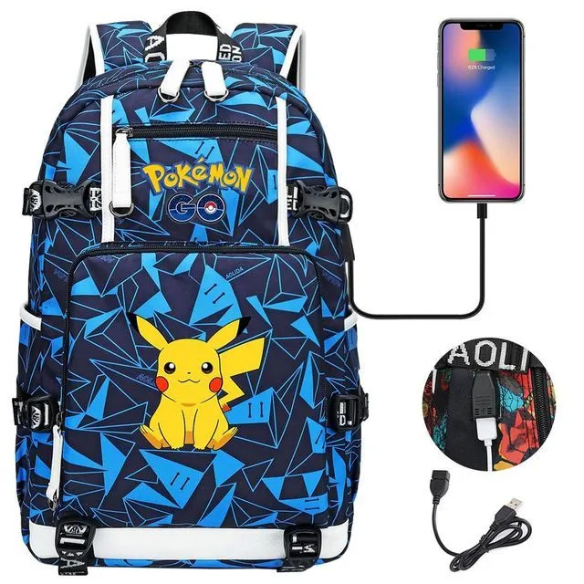 Pokémon backpack with charging function - Pikachu 07