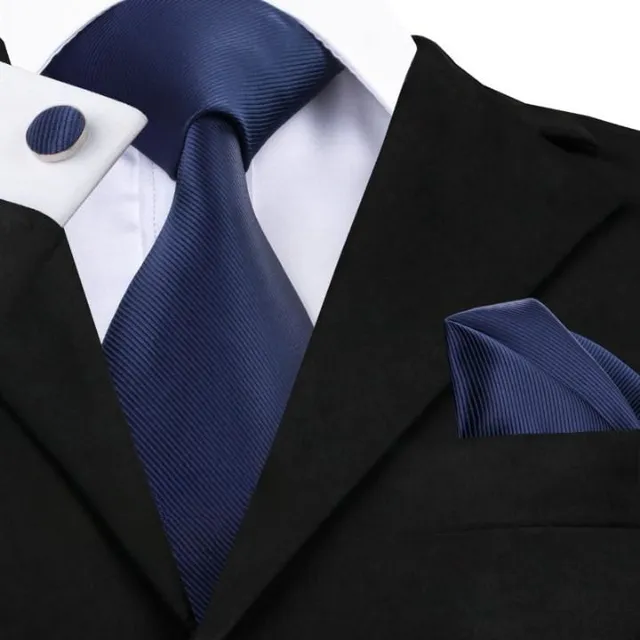 Men's luxury business set | Tie, Handkerchief, Cufflinks