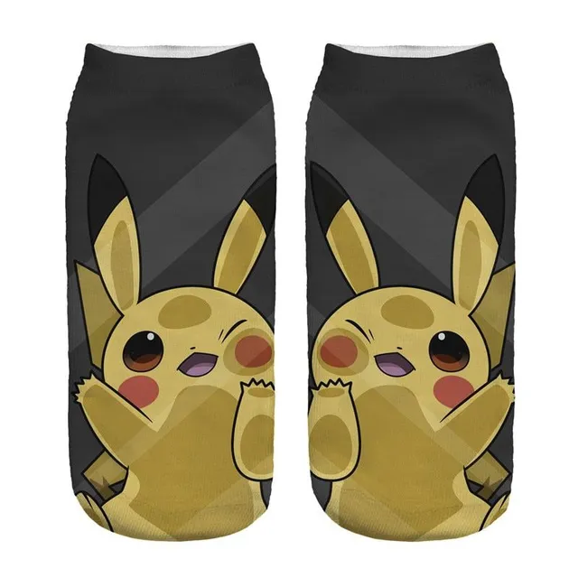 Kids stylish socks with Pokémon motif