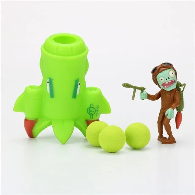 Shooting toy in the form of Plants vs Zombies characters