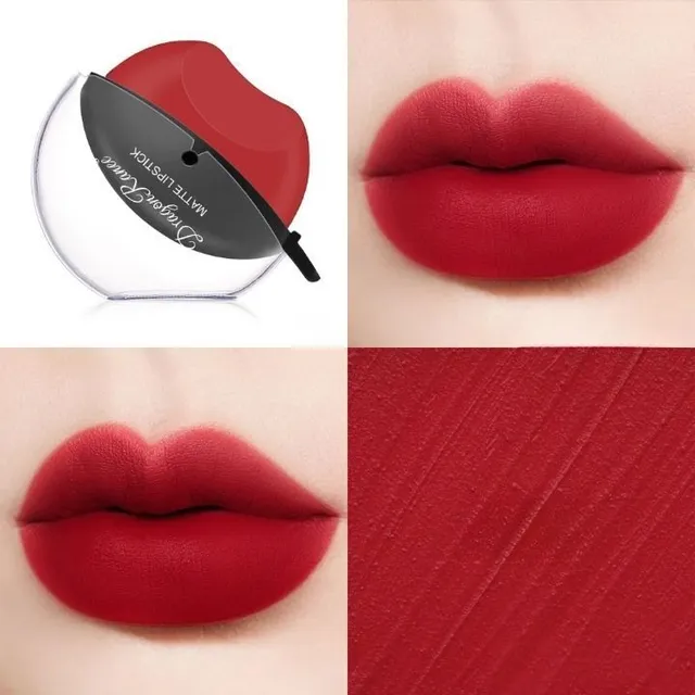 Stylish women's matte lipstick with practical closure for perfect lips Hanno