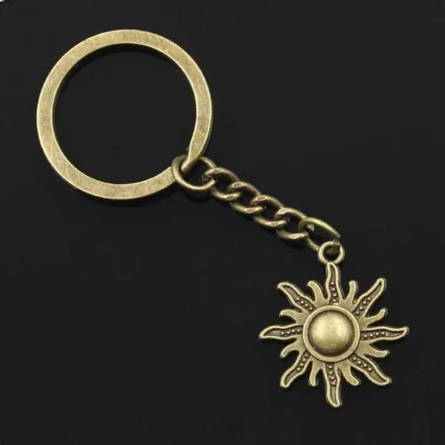 Beautiful modern keyring Sun