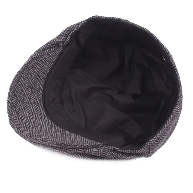 Men's classic warm beret for free cha