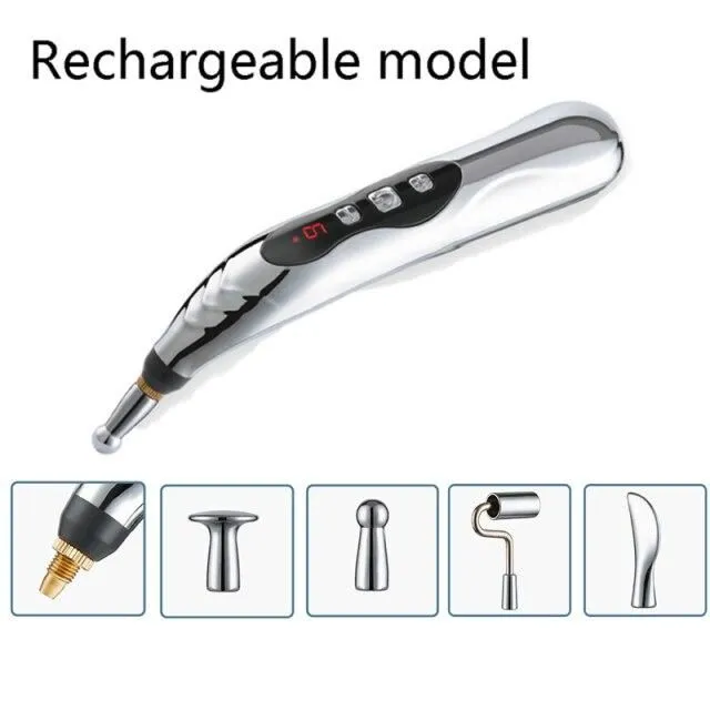 Electronic acupuncture pen Massage bar 9 stages Pain therapy Massage pen