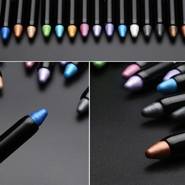 Waterproof, fast-drying pearlescent eyeshadow pencil