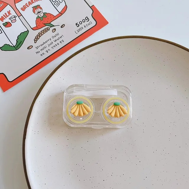 Contact lens case - fruit