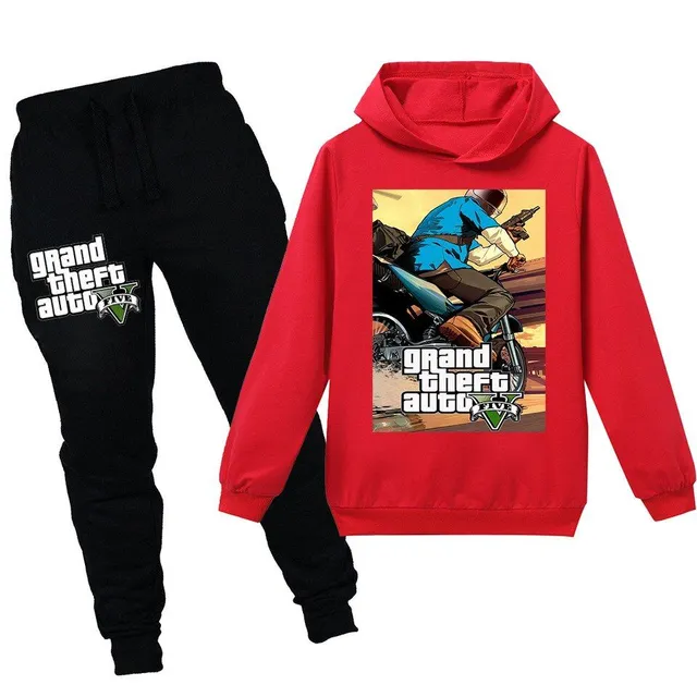 Kids tracksuit with GTA V print