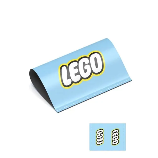 Universal decorative self-adhesive label with Lego logo for car decoration