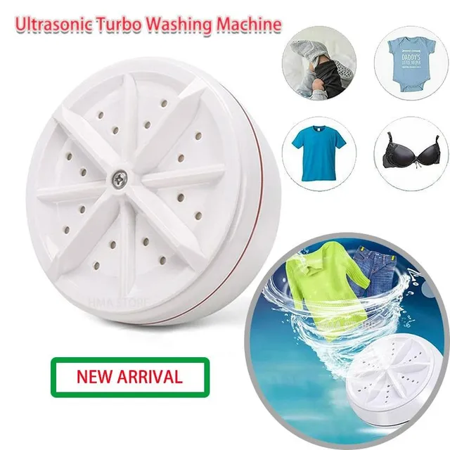 Ultrasonic Turbo Washing Machine Laundry Portable Travel