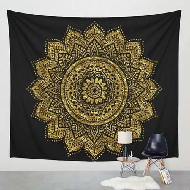 Wall tapestry with mandala