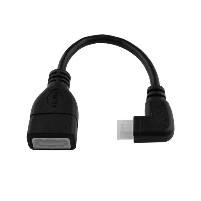 Curved Micro HDMI to HDMI M/F Extension Cable