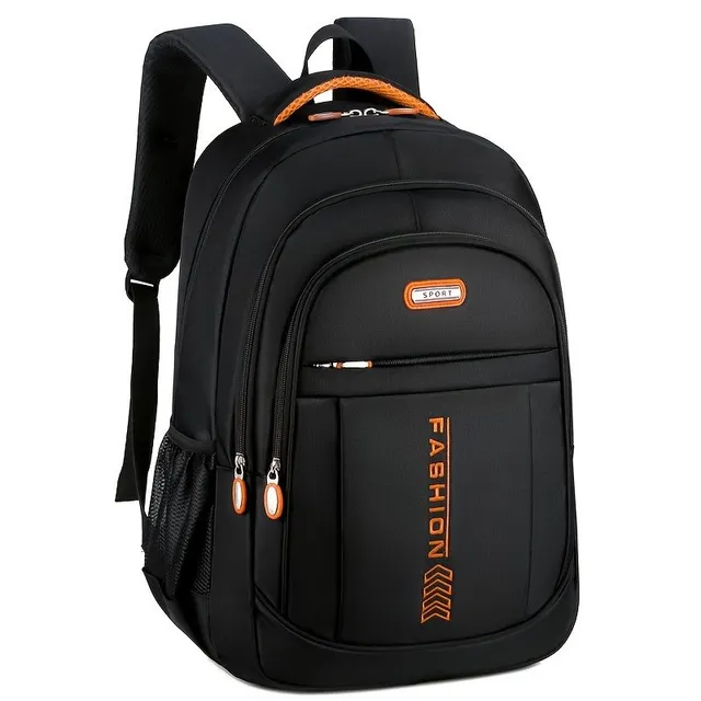 Waterproof backpack with large capacity, reinforced, suitable for students, leisure and travel.