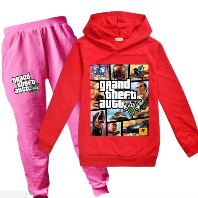 Compleu de trening pentru copii cu imprimeu cool GTA 5 color at picture 20 3-4-roky