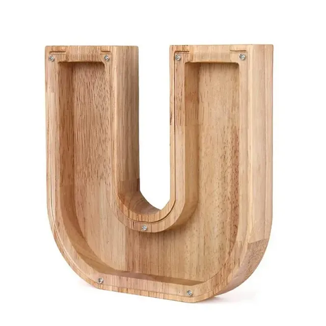 Design box in letter shape - whole alphabet, wood processing