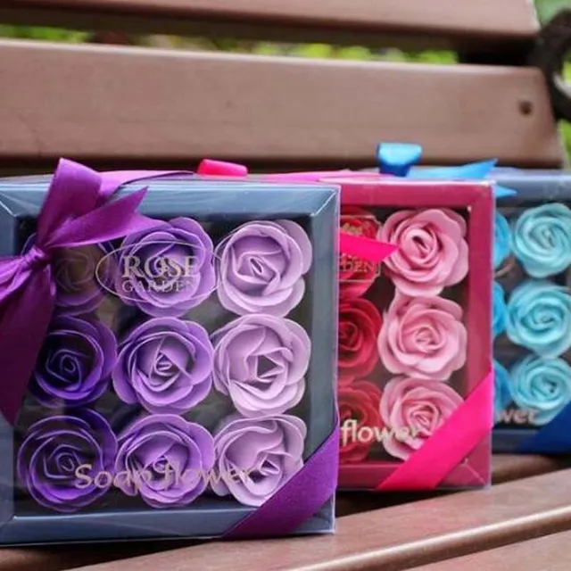 Gift set of soapy roses Mi1086