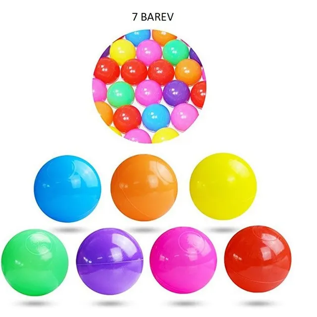 Plastic balls 100 pcs