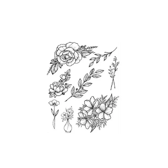 Tymczasowe tatuaże kwiaty 0 Elida 2